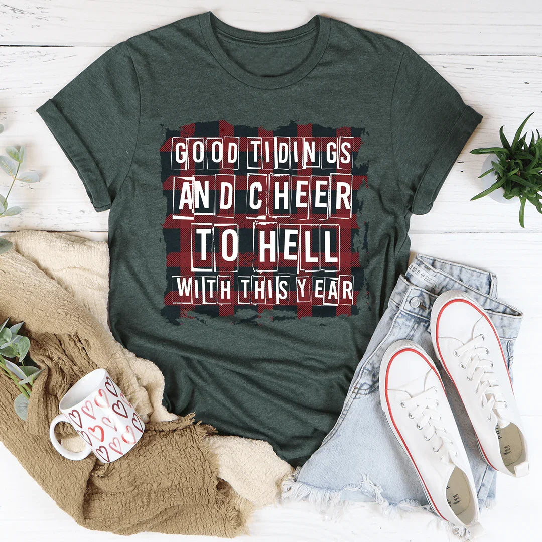 Camiseta de buenas noticias y alegría
