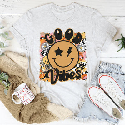 Good Vibes Tee - Soft Cotton Comfort