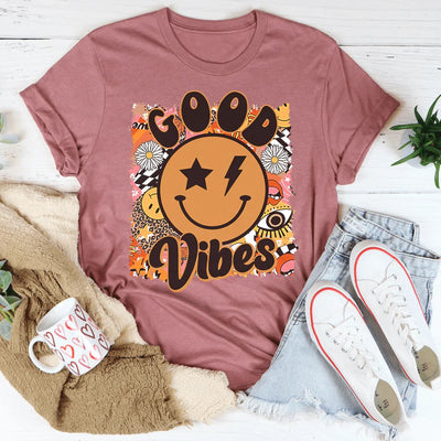 Good Vibes Tee - Soft Cotton Comfort