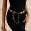 Retro Carved Oval Waist Chain