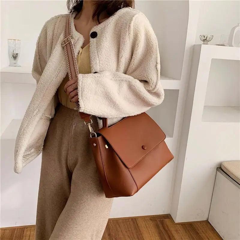 Elegant Large Capacity PU Handbags for Women - Versatile Shoulder Messenger Bags - Korvel