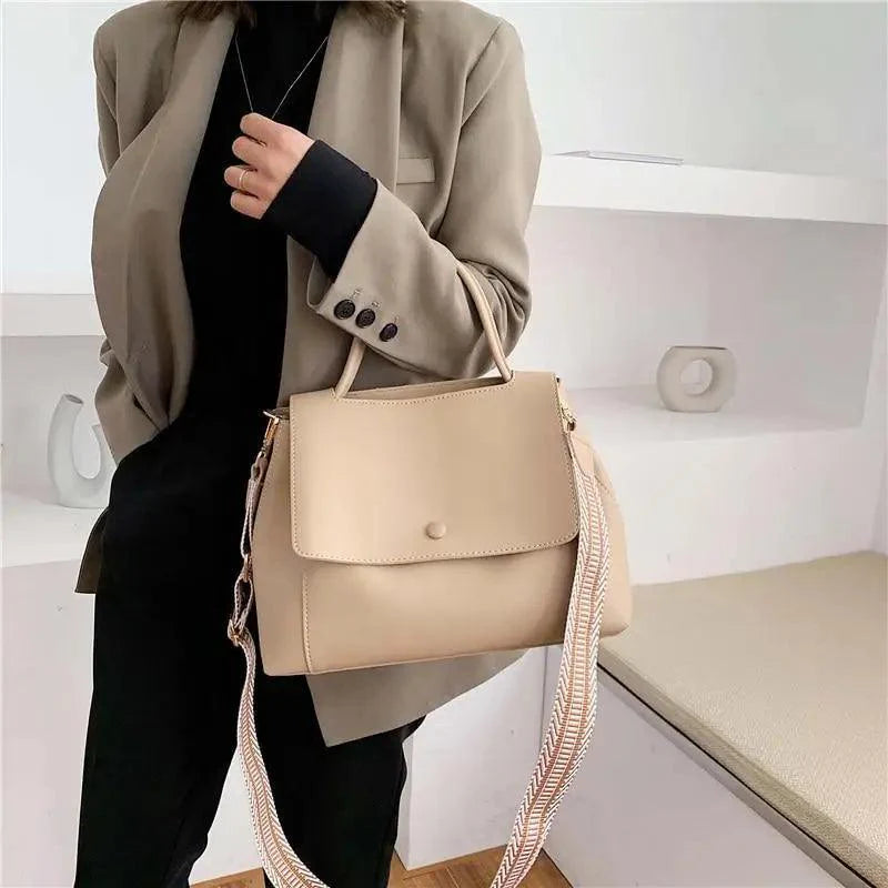 Elegant Large Capacity PU Handbags for Women - Versatile Shoulder Messenger Bags - Korvel