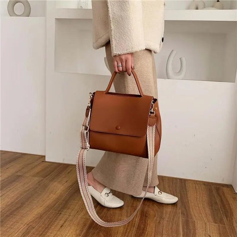 Elegant Large Capacity PU Handbags for Women - Versatile Shoulder Messenger Bags - Korvel