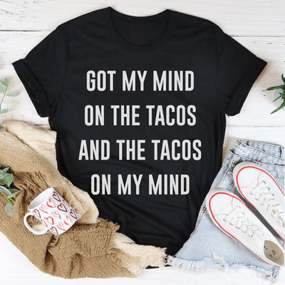 Tengo mi mente en la camiseta de Tacos