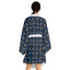 Gothic Clown Cat Print Long Sleeve Kimono Robe
