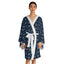 Gothic Clown Cat Print Long Sleeve Kimono Robe