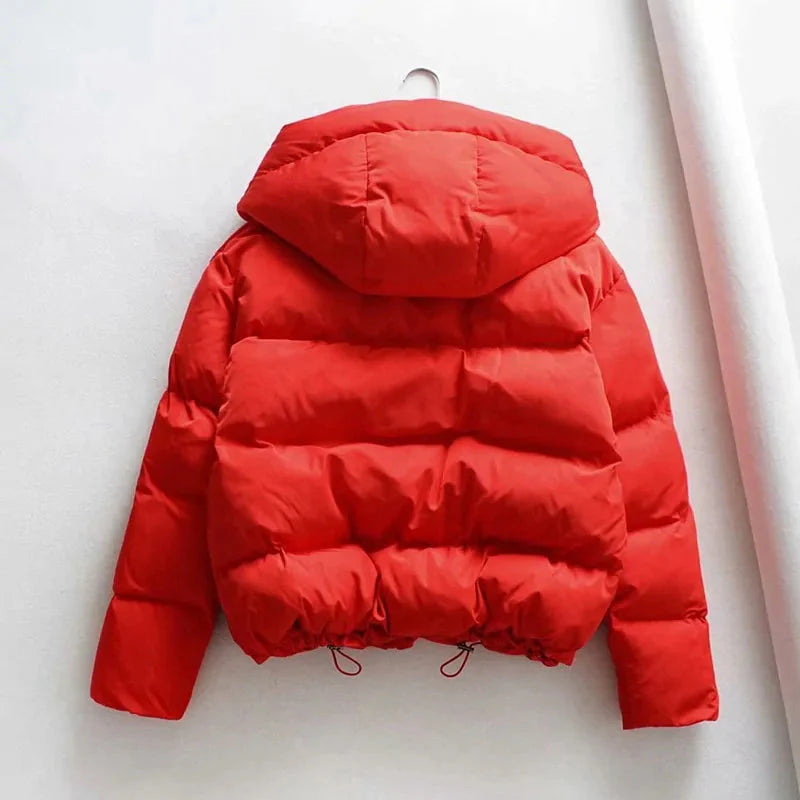 Cotton Padded Hooded Jacket for Winter Comfort