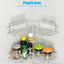 Triangular Shower Caddy Shelf - Premium Bathroom Organizer
