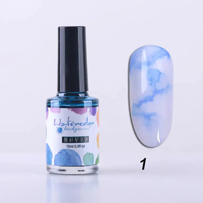 Encre à Ongles Aquarelle pour Designs Artistiques