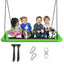 60-Inch Outdoor Platform Tree Swing with Hanging Straps - Green