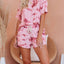 Graffiti tie dye casual sports home set two-piece set - Korvel