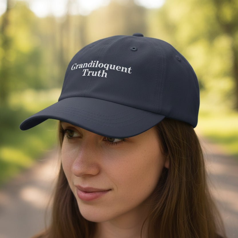 Grandiloquent Truth Dad Hat | Political Parody Cap