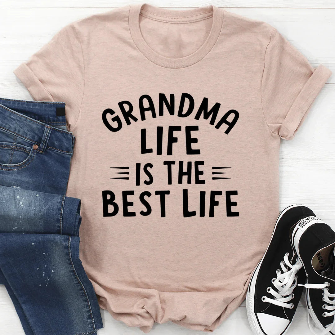 La vida de abuela es la mejor vida camiseta