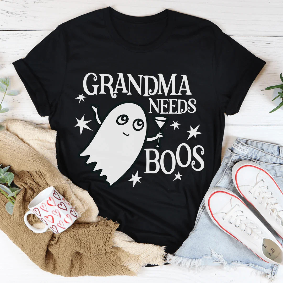 Grandma Needs Boos Tee - Soft & Stylish