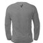 T-shirt à manches longues Vycah Vintage Flag - Gris