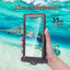 Gray Waterproof Bag for Mobile Phones Up to 6.9 Inches