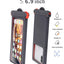 Gray Waterproof Bag for Mobile Phones Up to 6.9 Inches