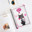 Cahier à spirale Chat Gris pour Étudiants et Amoureux des Chats