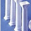 Bush Style 5" Grecian Pillars - White - Pack of 36