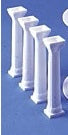 Bush Style 5" Grecian Pillars - White - Pack of 36