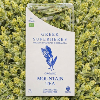 Premium Greek Mountain Tea – Wildcrafted Sideritis Scardica (Loose Leaf)