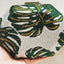 Green Leaf Hot Diamond Bag Dinner Handheld Bag Chain - Korvel