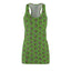 Robe à dos nageur Green WhimsiCat – Style athlétique ludique