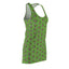 Robe à dos nageur Green WhimsiCat – Style athlétique ludique