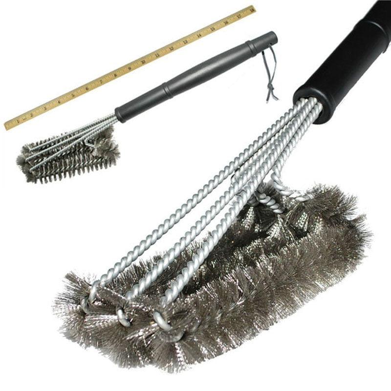 Premium Stainless Steel Grill Cleaning Brush