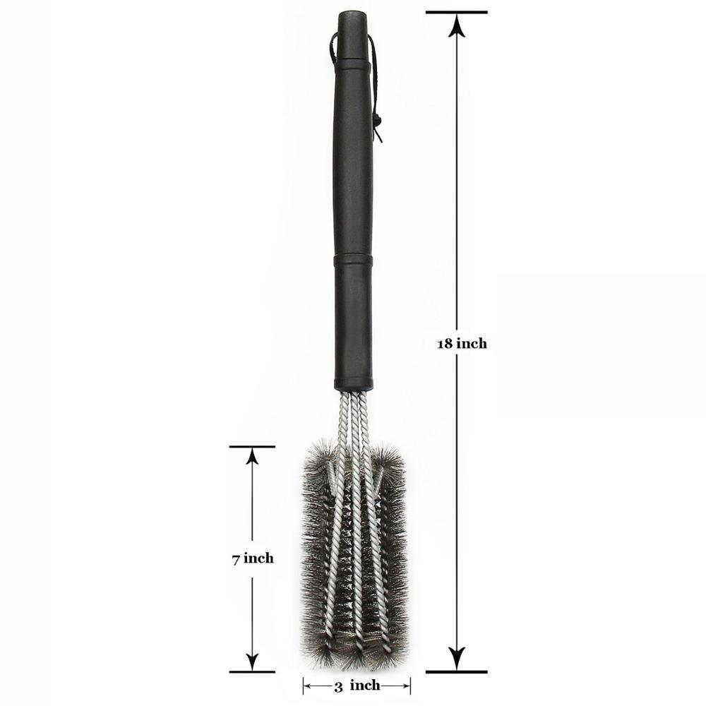Premium Stainless Steel Grill Cleaning Brush