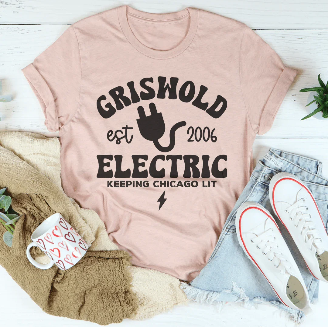 Griswold Est 2006 Electric Chicago Tee