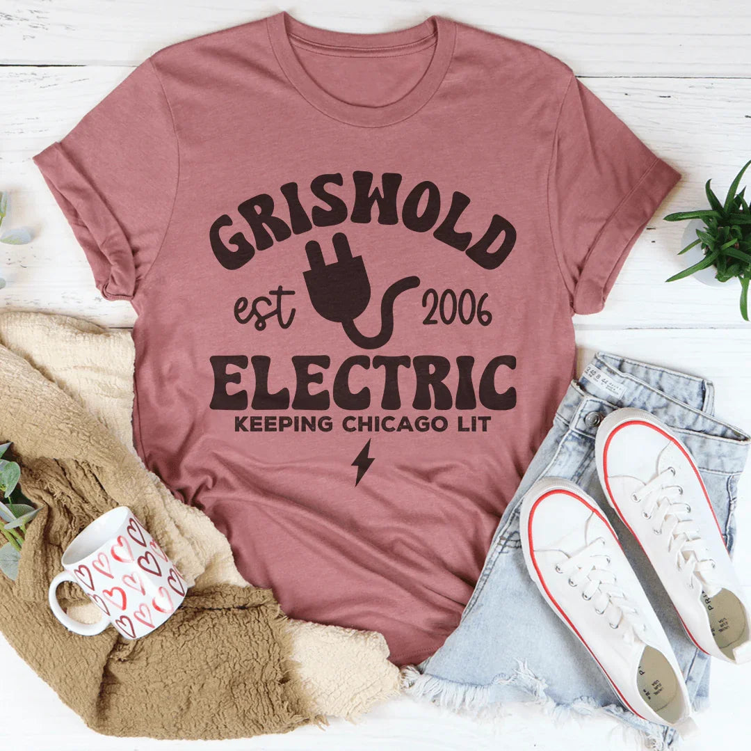 Griswold Est 2006 Electric Chicago Tee