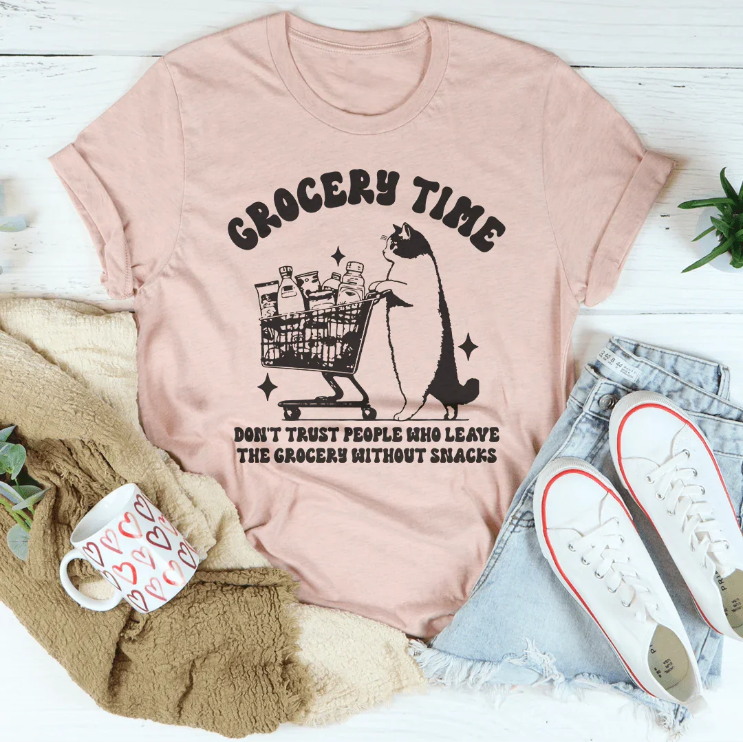 Grocery Time Snack Lovers Tee