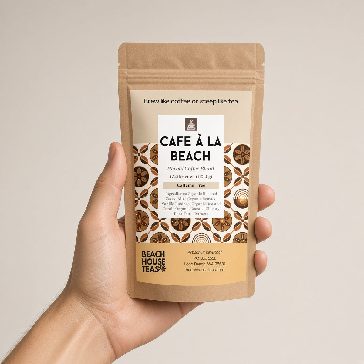 Café À la Beach Herbal Brew - Caffeine-Free Delight