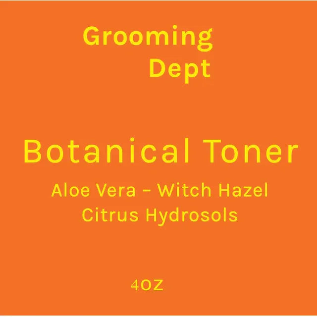Toner botanique aux hydrosols d'agrumes Grooming Dept 4 oz