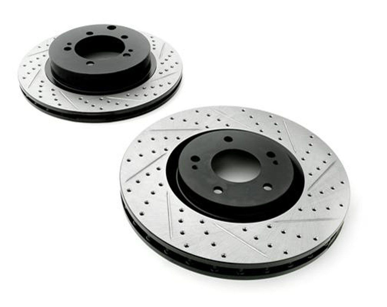 High-Performance Rotora Drilled & Slotted Brake Rotor R.42041.1C - Korvel