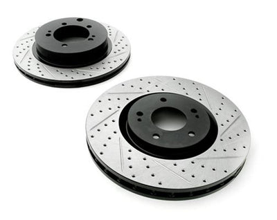 High-Performance Rotora Drilled & Slotted Brake Rotor R.42041.1C - Korvel