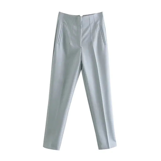 Pantalons Droits Chic pour Femme de Bureau