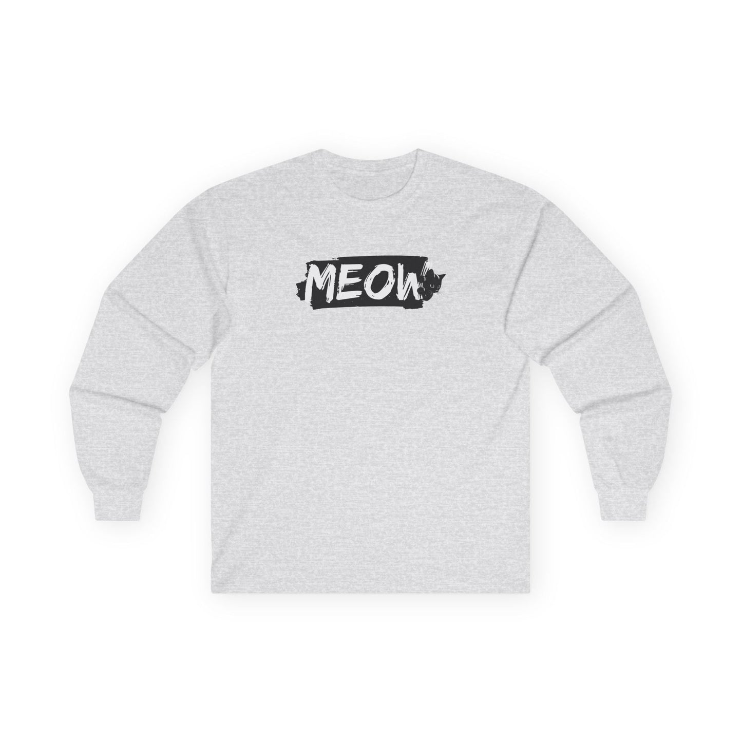 Edgy Cat Vibes Long Sleeve Tee - Korvel