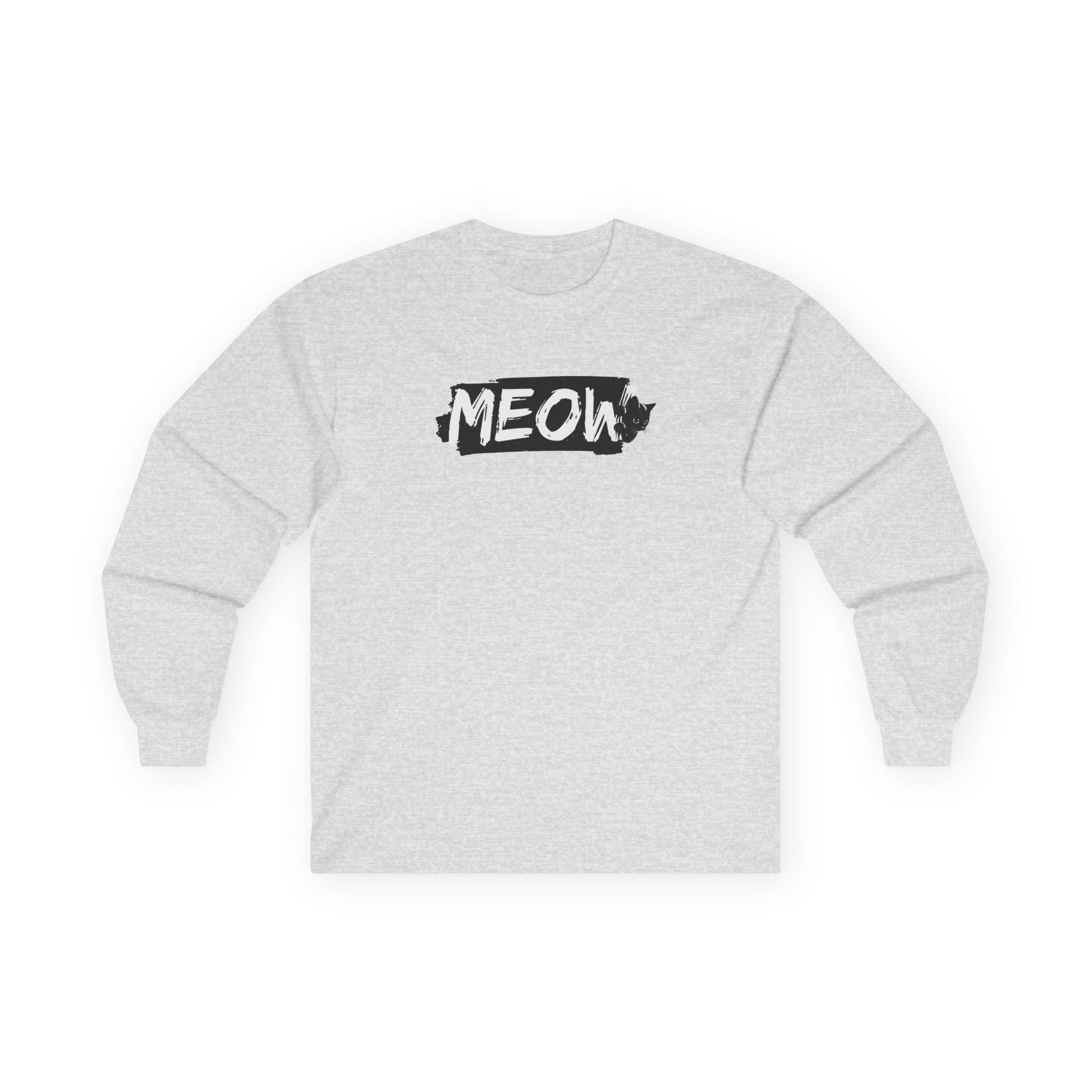 Edgy Cat Vibes Long Sleeve Tee - Korvel