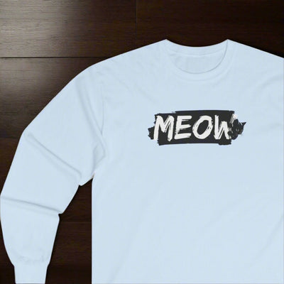 Edgy Cat Vibes Long Sleeve Tee - Korvel