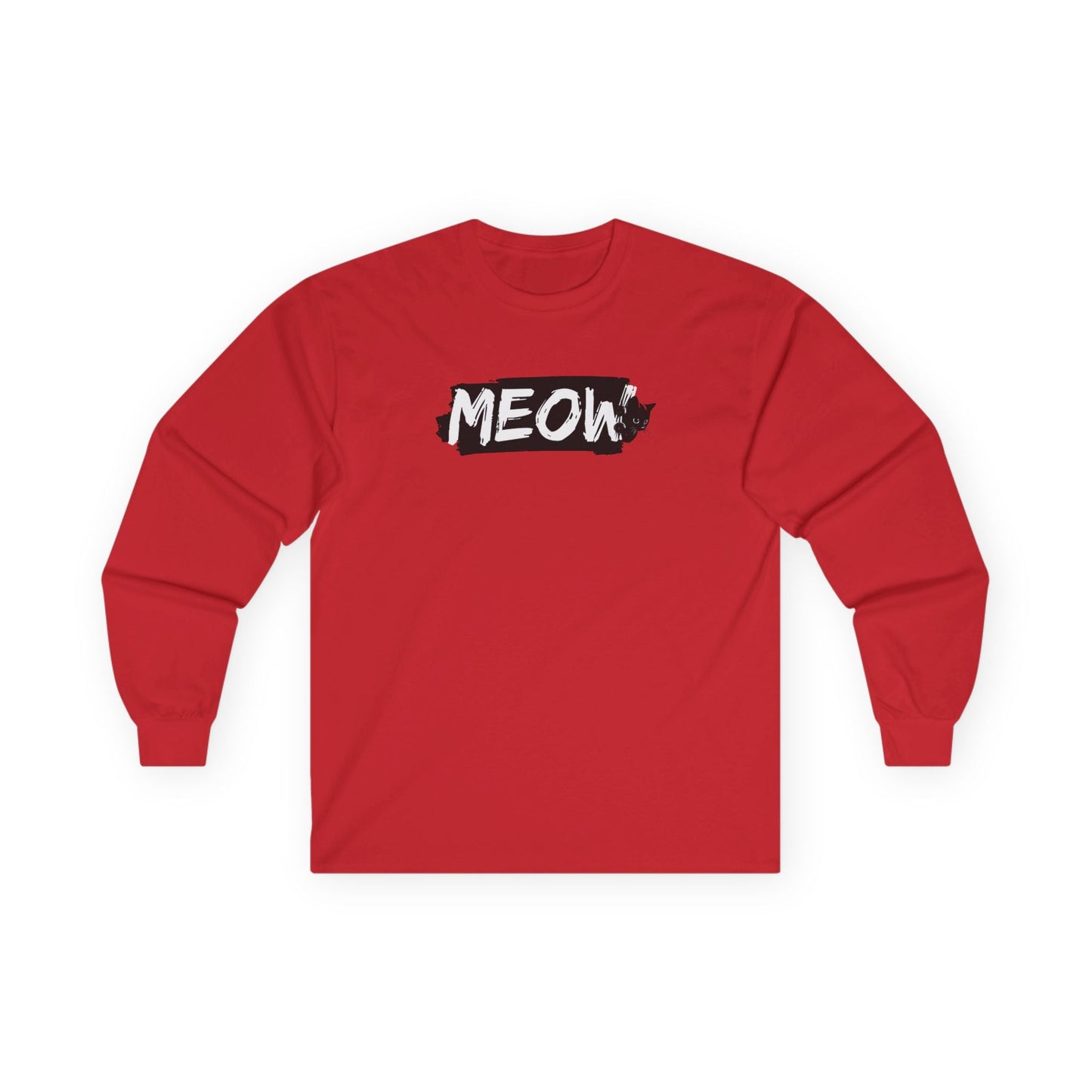 Edgy Cat Vibes Long Sleeve Tee - Korvel