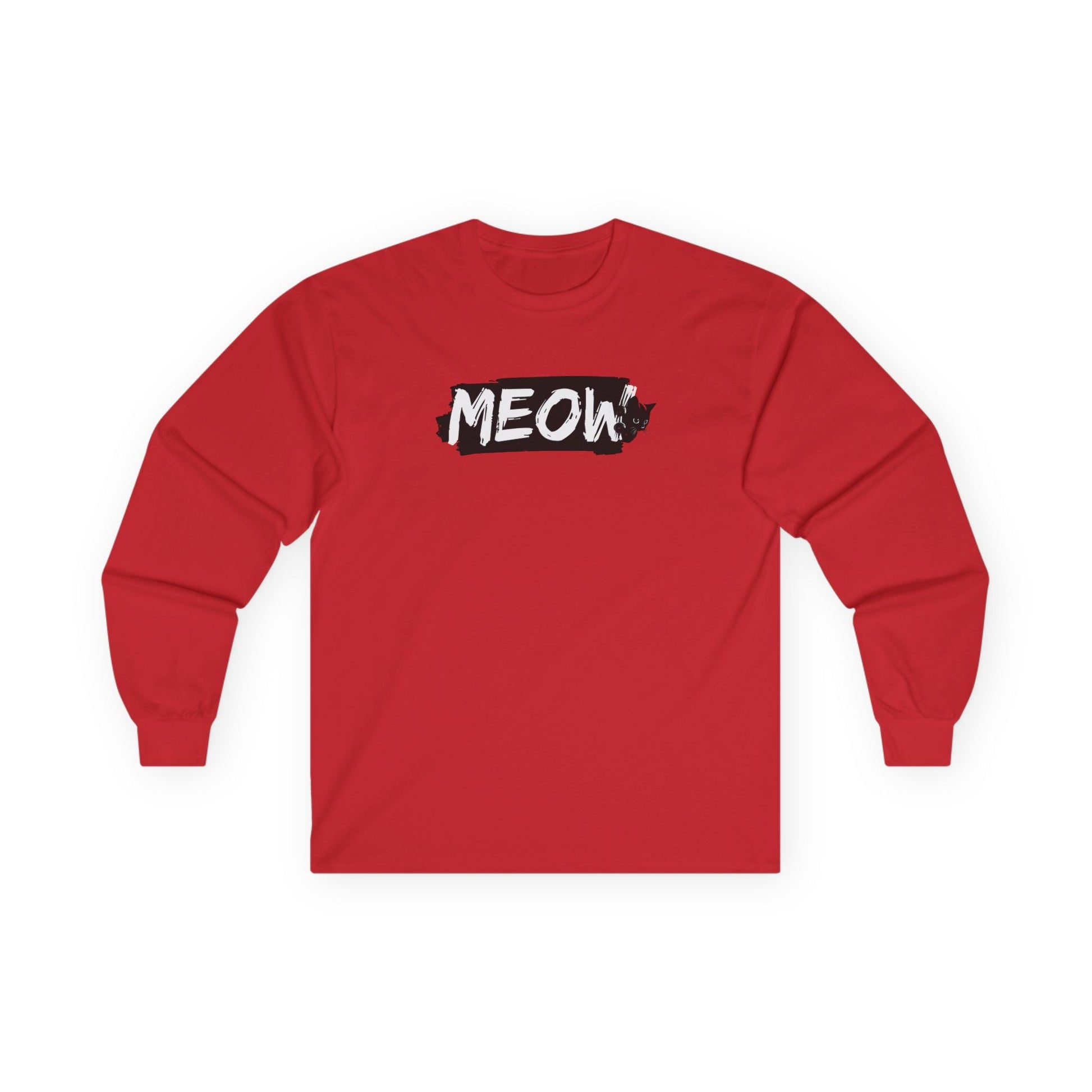 Edgy Cat Vibes Long Sleeve Tee - Korvel