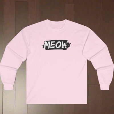 Edgy Cat Vibes Long Sleeve Tee - Korvel