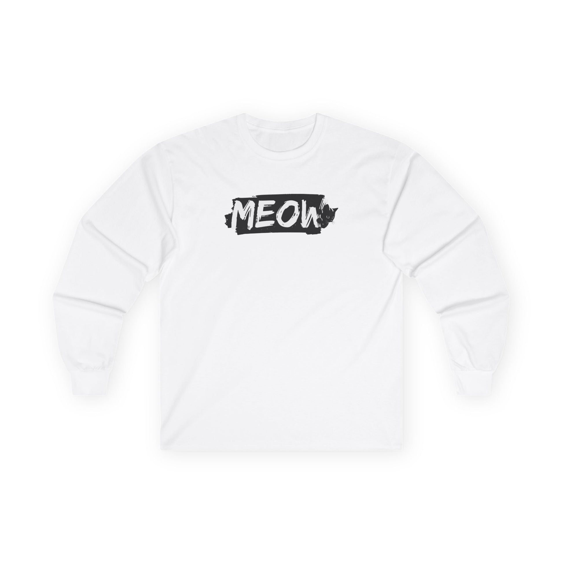 Edgy Cat Vibes Long Sleeve Tee - Korvel