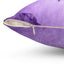 Grungy Purple Ribbon Decorative Pillow