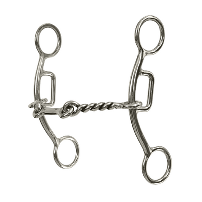 Classic Equine Twisted Dog Bone Snaffle Bit - Korvel
