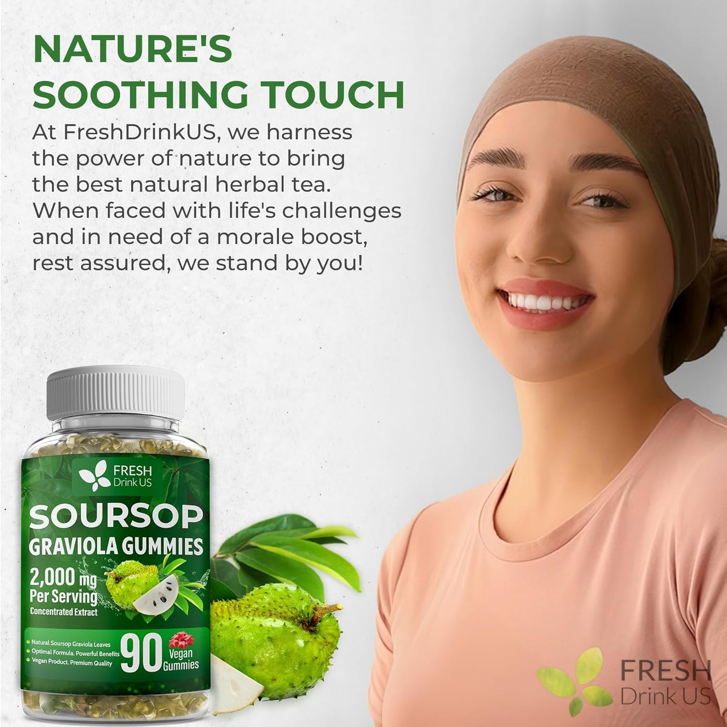 Premium 90 Soursop Graviola Gummies - Korvel