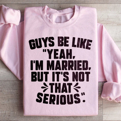 Sudadera "Chicos, estoy casado"
