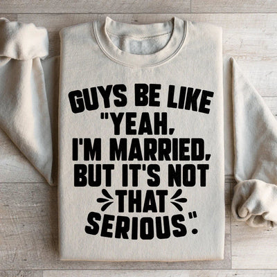 Sudadera "Chicos, estoy casado"